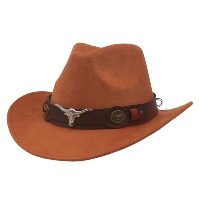 Sombrero de vaquero de moda, informal, para disfraz, accesorio de viaje, fiesta temática. Caqui