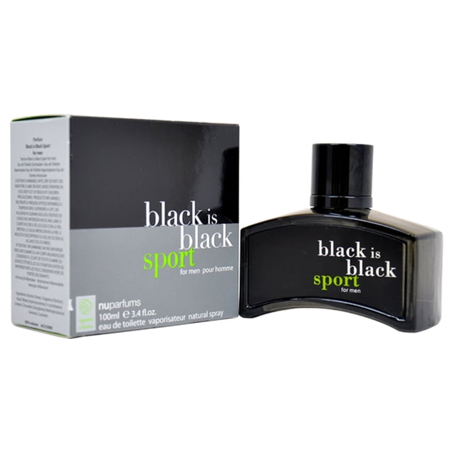 Black Is Black Sport por Nuparfums para hombres - 3.4 oz EDT Spray Nuparfums Nuparfums