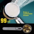thumbnail image 4 of Cabezal de ducha de mano presurizado, boquilla de pulverización de baño de ducha de alta presión, cabezal de ducha de baño, rociador de agua Suministros de limpieza para el hogar Amarillo Bewildely HA007567-04, 4 of 6