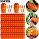 thumbnail image 5 of JShteea 50 Uds. Tijeras para Cosechar Verduras para Pulgar Protector Dedos Metal Uñas (L), 5 of 7