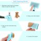thumbnail image 3 of 2 cepillos para perros y gatos, cepillos para el cuidado del cabello para perros y gatos pequeños, medianos y grandes, pelo largo y corto, azul y rosa brillar Electrónica, 3 of 5