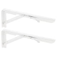 thumbnail image 4 of simhoa 2 Pieces Folding Shelf Brackets K Type Spring Steel Brackets Shelf Hardware 14inch, 4 of 8
