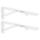 thumbnail image 4 of Soportes de Estante Industriales Baoblaze Soportes de Estante de Acero Blanco 10 Pulgadas, 4 of 8