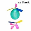 HoFire 12 Pcs Kids Balloon Helicopter Airplane 24 Pcs Balloon Powered Helicopter Flying Toy Children's Day Gift Party Favor east