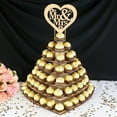 thumbnail image 1 of decoration frame Wedding Display -shaped Chocolate Wooden ArtsCrafts & Sewing, 1 of 7