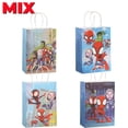 thumbnail image 3 of Bolsas de papel para envolver dulces y regalos de Spidey y sus increíbles amigos, bolsas para baby shower, suministros de decoración para fiestas de cumpleaños de Spiderman, 3 of 5