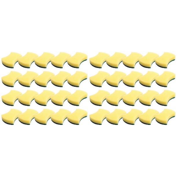 80 PCS Esponja de Limpieza para Vajilla de Cocina, Baño, Lavado de Autos, Esponja