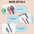thumbnail image 4 of 10Pcs Paper Ballpoint Pen Recyclable Biro Pen 1.0mm Write Smoohtly for Office, 4 of 8