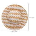 thumbnail image 4 of 12pcs Mini Doll Straw Hats Handcrafted Decorative Sombrero Prop Pet Hat, 4 of 7