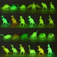 thumbnail image 2 of 96 Pack Glow in Dark Mini Dinosaur Bulk Toy Set, Dinosaur Party Favors for Kid, Dino Figure Cupcake Toppers, Birthday Decorations Goody Bag Filler, Classroom Prize, Pinata Stuffers, Halloween Treats, 2 of 5