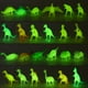 thumbnail image 2 of 96 Pack Glow in Dark Mini Dinosaur Bulk Toy Set, Dinosaur Party Favors for Kid, Dino Figure Cupcake Toppers, Birthday Decorations Goody Bag Filler, Classroom Prize, Pinata Stuffers, Halloween Treats, 2 of 5