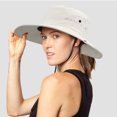 thumbnail image 5 of Sombreros de sol para mujer con protección UV, plegables y con orificio para la coleta., 5 of 5