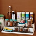 thumbnail image 5 of NETSENG Non-slip 3-layer pantry kitchen cabinet storage polar white 36.4cm*23.4cm*8.5cm, 5 of 5