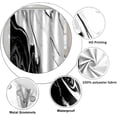 thumbnail image 5 of Abstract Ink Painting Shower Curtain Black and White Modern Stylish Bathtub Shower Curtain for Bathroom Decor Waterproof Texture Washable Fabric Shower Curtain, 36x72 Inch, 5 of 6