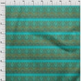 thumbnail image 3 of oneOone Cotton Cambric Fabric Leaves & Floral Block Printed Fabric 1 Yard 56 Inch Wide, 3 of 4