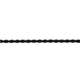 thumbnail image 2 of Stainless Steel 18 Inches Long 4 MM Wide Rope Chain Necklace Black Ion Plating with Lobster Claw Clasp by Metro Jewelry for Men, 2 of 3