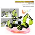 thumbnail image 5 of Hoverheart Ride On Electric Motor Excavator With Power Digger & Music Sounds (Green), 5 of 6
