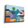 thumbnail image 2 of Epic Graffiti 'Beachfront Property 2' by Jan Weiss, Canvas Wall Art, 54"x40", 2 of 2