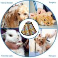 thumbnail image 4 of Elephant Painting Soft Cat Dog Recovery Collar Adjustable Cat Cone Wound Healing Protective After Surgery for Puppy, 4 of 7