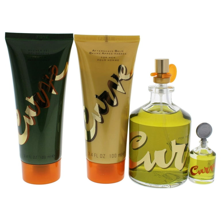 Curve by Liz Claiborne, 4 Piece Gift Set men with 4.2oz In A Tin