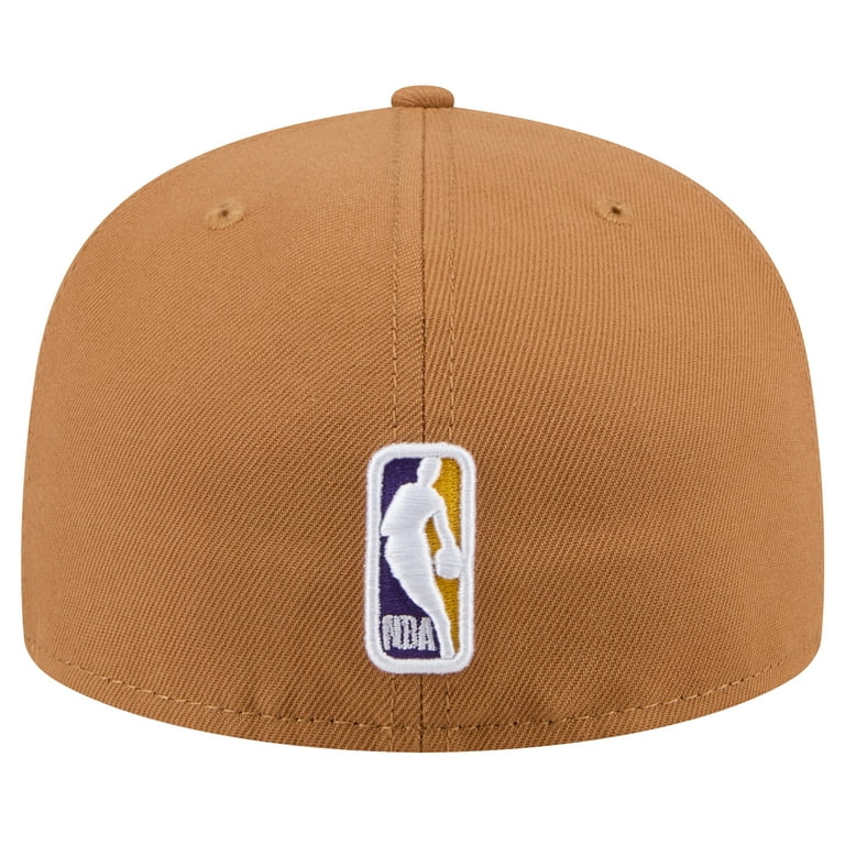 Men's New Era Tan Los Angeles Lakers Color Pack 59FIFTY Fitted Hat