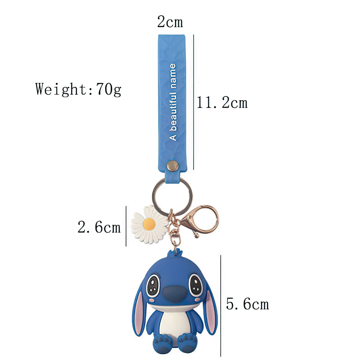 OLM Lilo & Stitch Action Figure Keychain - OLMCOL A