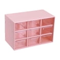thumbnail image 4 of Mini organizador de cajones para organizar pequeños organizadores con cajones para suministros de arte Rosa, 4 of 9
