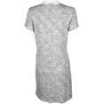 thumbnail image 2 of maison Jules Robe Droite à Col pour Femmes, Gris, Grand, 2 of 3