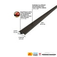 thumbnail image 3 of M-D Building Products 31979 36 In. Mocha Aluminum CINCH® T-Molding w/ Snaptrack, 3 of 7