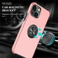 thumbnail image 2 of JTCASES for iPhone 12 Mini Case, Car Mount Bracket 2-layer Hybird Shockproof PC TPU Anti-fall Slim Fit Lightweight Magnetic Cover for iPhone 12 Mini（5.4" 2020) - Rosegold, 2 of 7