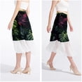 thumbnail image 4 of Tropical Plants Stylish Chiffon Summer Dresses for Women - Beach Attire, 4 of 6