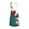 thumbnail image 5 of Womens Summer Dresses 2026 Loose V Neck Sleeveless Sundresses Swimsuit Coverup with Pockets Floral Blue 2XL, 5 of 8