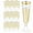 Gold, variant on 10pcs Disposable Cups Clear Plastic Champagne Flutes Bar Cups Toasting Glasses for Weddings Party Cocktail Cups,150ml