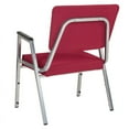 thumbnail image 5 of 1500lb. Burgundy Antimicrobial Fabric Bariatric Open Back Armchair, 5 of 7