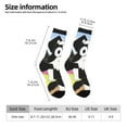 thumbnail image 2 of Silaia Bluey Print Adult Socks, Athletic Socks, Mens and Womens Crew Cushion Socks,Work Athletic Running Socks,Casual Breathable Socks, 2 of 6