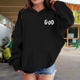 thumbnail image 2 of Mercatoo Girls Sweatshirt Personalized Print Casual Pattern Sweatshirt Comfortable Long Sleeve Teen Pullover Hoodies Girls, 2 of 7
