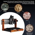 thumbnail image 2 of ACMER CNC Router Machine,500W Spindle,3-Axis Engraving & Milling Machine, 300 x 180 x 78mm Work Area, Aluminum Alloy Frame, for Wood Plastic Acrylic MDF Metal, 2 of 8