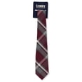 thumbnail image 2 of Cookie's Boys' Four-In-Hand Tie Color: burgundy/gray/white *plaid #91* Size: one size, 2 of 3