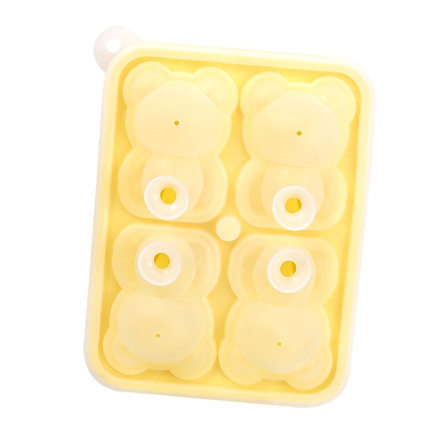 Bear Shape Ice Mold,Little Bear Shape Ice Silicone Ice Mould Ice Cube Maker Unbeatable Value