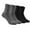 #2 black+2 dark gray, variant on 4 Pairs Men Women Merino Wool Hiking Socks Thermal Warm Crew Winter Boot Sock Gift Comfy Boot Work Socks