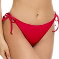 thumbnail image 5 of Sopiago Bikini Bottom for Women Full Coverage Bathing Suit Bottom Tie Sides Swim Bottoms for Women Red,XXL, 5 of 7