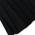 thumbnail image 6 of VBTAPA Girls School Uniform Skirts Plaid Pleated Skirt Preppy Style A-Line Mini Skirts Black 11-12 Years, 6 of 7