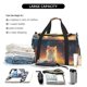 thumbnail image 5 of Balery Starry Sky Constellation Cat Bolsa de Gimnasio para Mujeres, Bolsa de Viaje con Bolsillo Húmedo, Bolsa de Fin de Semana para Mujeres, Bolsa de Viaje Resistente al Agua, 5 of 7