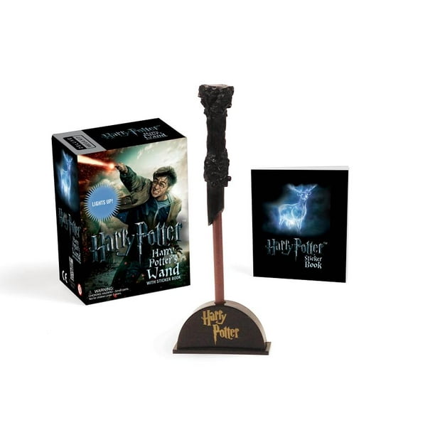 Harry Potter Wizard S Wand With Sticker Book Lights Up Walmart Com Walmart Com