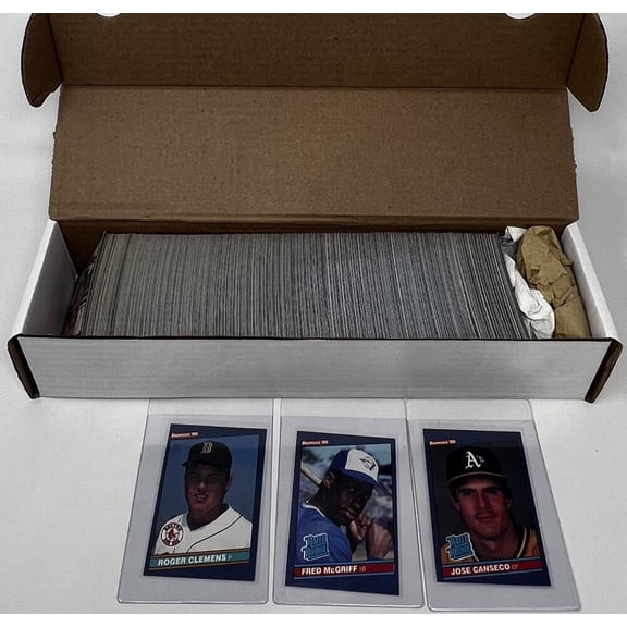 1986 Donruss Hand Collated Baseball Complete Set   Jose Canseco RC