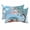 Blue, variant on Let's Go Camping Outdoor Pillows for Chaise Lounge Chair Waterproof Lumbar Pillows with Insert&Adjustable Elastic Strap Beach Headrest Pillow Modern Camper Van Trees Burlap Rustic Pool Pillow 11"x16"