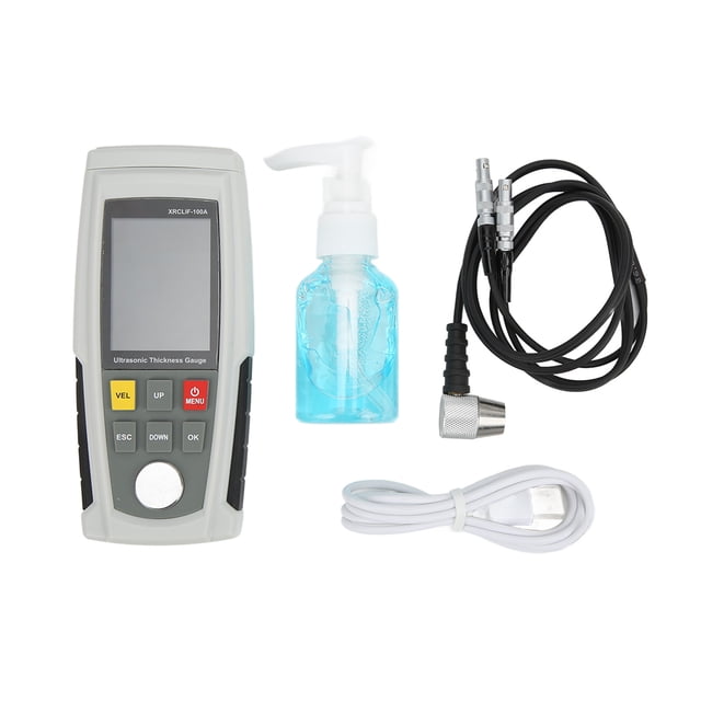 Medidor De Espesor De Mano, Medidor De Espesor Ultrasónico Recargable Profesional De Alta Precisión Para Acero Para Aluminio Para Metal ANGGREK Ultrasonic Thickness Meter