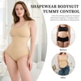 thumbnail image 3 of SHARPDEZI Bodysuits For Women Tummy Control Shapewear Slimming Sculpting Tank Tops Body Shaper Butt Lifter, 3 of 5