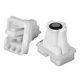thumbnail image 5 of 2 piezas de Clips de almohadilla de cojín de asiento trasero automotriz/1609267180 blanco para C3 301 208 piezas de repuesto duraderas/ Soledad Hebillas del asiento trasero, 5 of 7