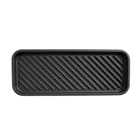Compact Rectangular Silicone Drying Mat for Kitchen Countertop Dish Soap Sponge Holder Tray
